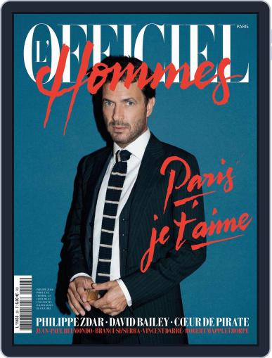 L'officiel Hommes Paris December 12th, 2011 Digital Back Issue Cover