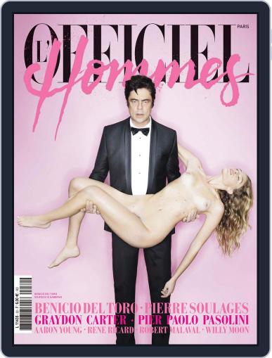 L'officiel Hommes Paris December 5th, 2012 Digital Back Issue Cover