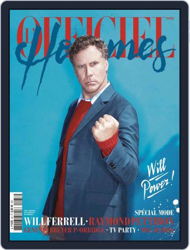 L'officiel Hommes Paris September 30th, 2013 Digital Back Issue Cover