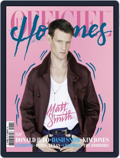 L'officiel Hommes Paris May 26th, 2014 Digital Back Issue Cover