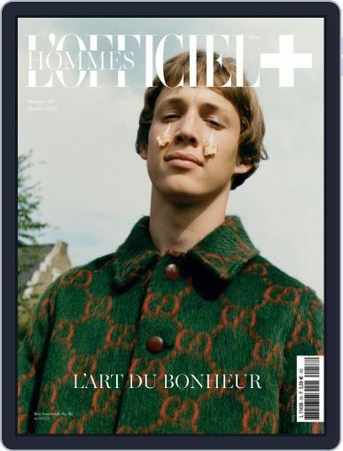 L'officiel Hommes Paris October 1st, 2018 Digital Back Issue Cover