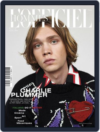 L'officiel Hommes Paris October 1st, 2019 Digital Back Issue Cover