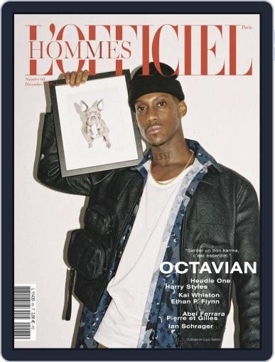 L'officiel Hommes Paris December 1st, 2019 Digital Back Issue Cover