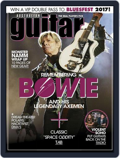 Australian Guitar March 2nd, 2016 Digital Back Issue Cover