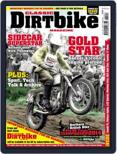 Classic Dirt Bike May 13th, 2014 Digital Back Issue Cover