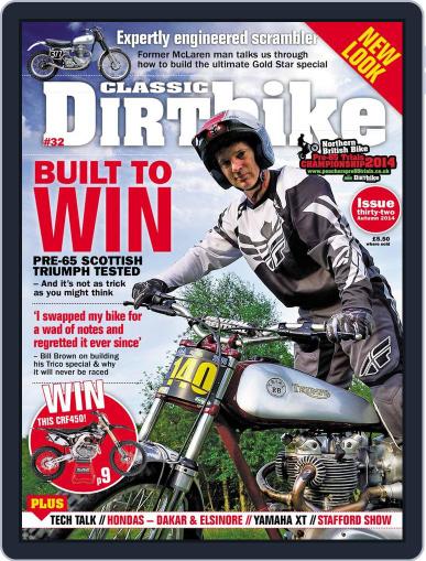 Classic Dirt Bike August 19th, 2014 Digital Back Issue Cover
