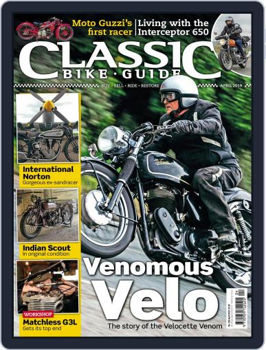 Classic Bike Guide April 1st, 2019 Digital Back Issue Cover
