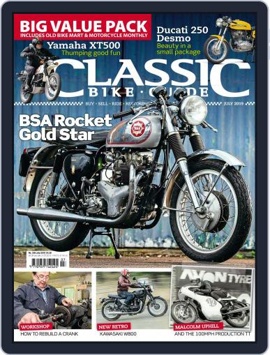 Classic Bike Guide July 1st, 2019 Digital Back Issue Cover