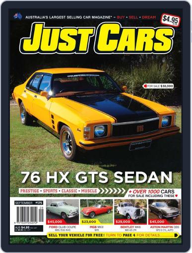 Just Cars August 18th, 2010 Digital Back Issue Cover