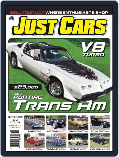 Just Cars August 7th, 2012 Digital Back Issue Cover