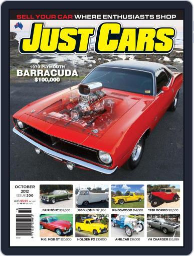 Just Cars September 9th, 2012 Digital Back Issue Cover