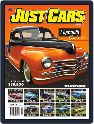 Just Cars August 28th, 2013 Digital Back Issue Cover