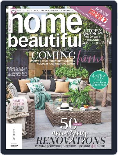 Australian Home Beautiful July 1st, 2019 Digital Back Issue Cover