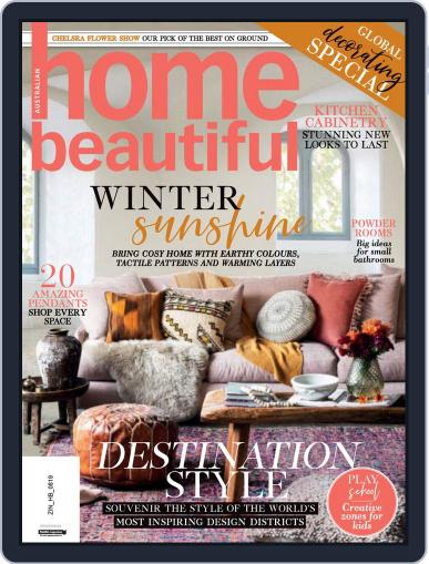 Australian Home Beautiful August 1st, 2019 Digital Back Issue Cover
