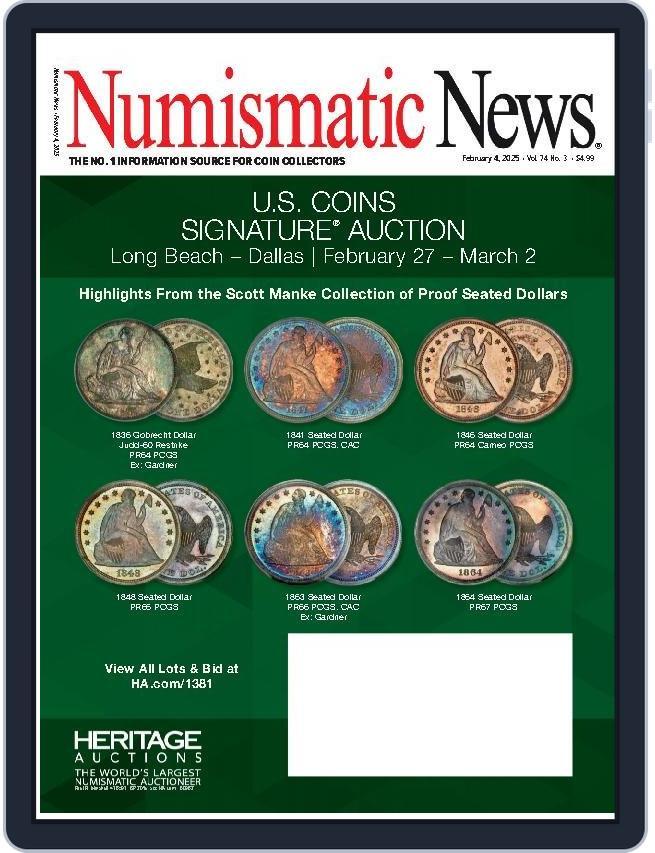 Numismatic News (Digital) Subscription                    February 4th, 2025 Issue