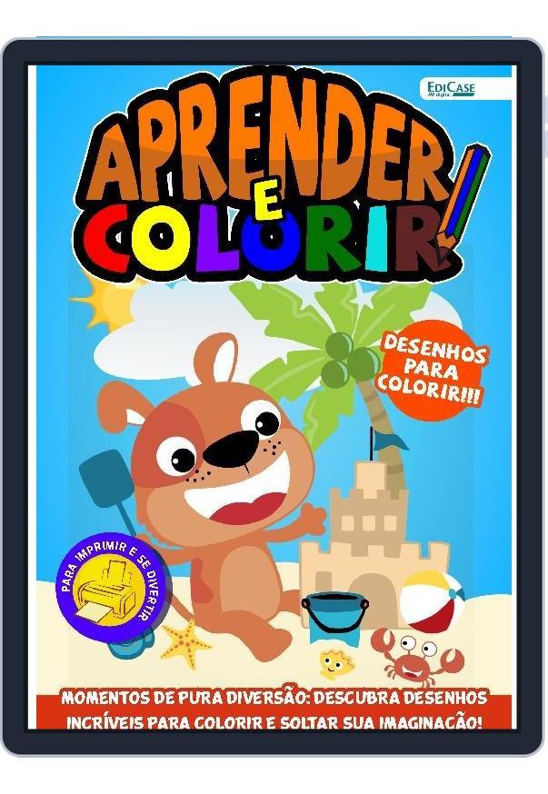 Aprender e Colorir January 1st, 2025 Digital Back Issue Cover