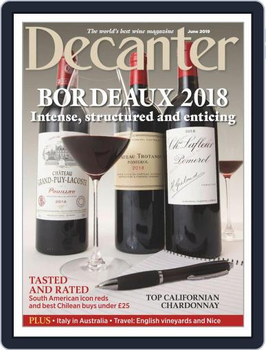 Decanter June 1st, 2019 Digital Back Issue Cover
