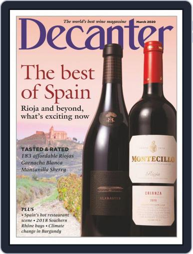 Decanter March 1st, 2020 Digital Back Issue Cover