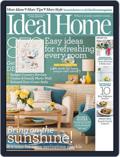Ideal Home January 1st, 2014 Digital Back Issue Cover