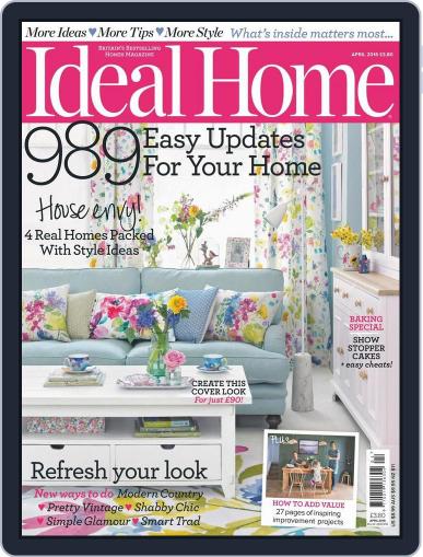 Ideal Home March 1st, 2016 Digital Back Issue Cover
