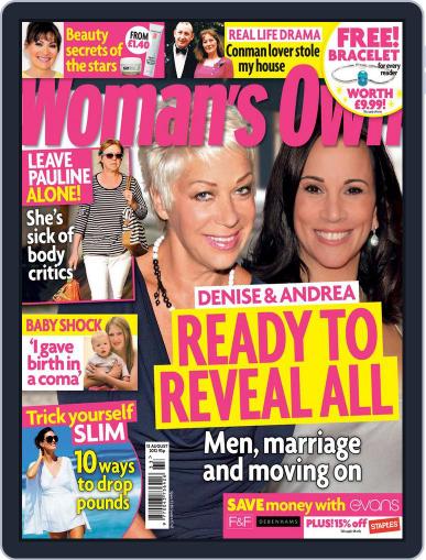 Woman's Own August 6th, 2012 Digital Back Issue Cover