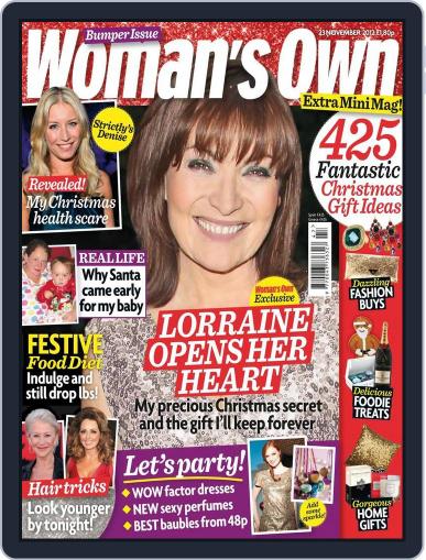 Woman's Own November 12th, 2012 Digital Back Issue Cover