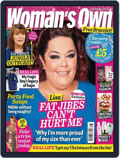 Woman's Own November 22nd, 2012 Digital Back Issue Cover