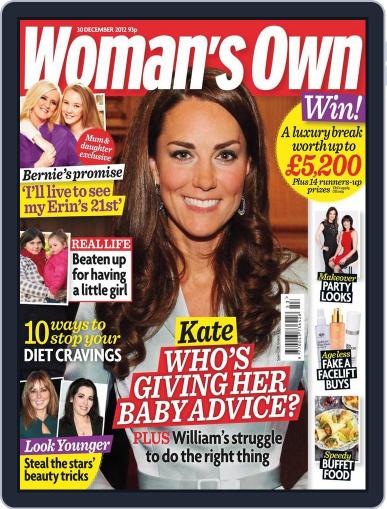 Woman's Own (Digital) December 23rd, 2012 Issue Cover