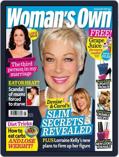 Woman's Own January 21st, 2013 Digital Back Issue Cover