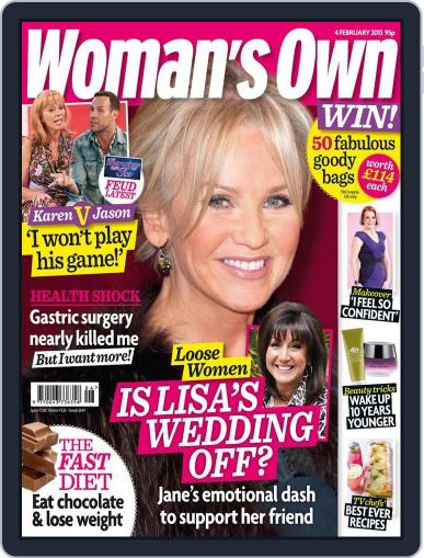 Woman's Own January 28th, 2013 Digital Back Issue Cover