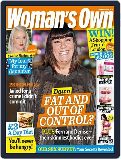 Woman's Own February 11th, 2013 Digital Back Issue Cover