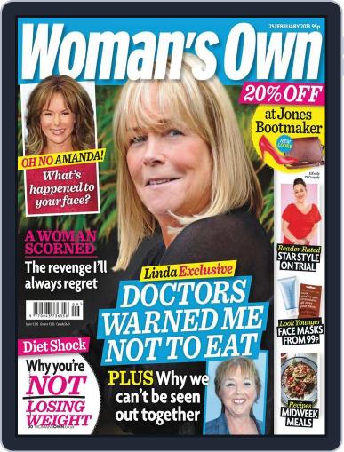Woman's Own February 18th, 2013 Digital Back Issue Cover