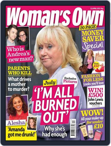 Woman's Own April 16th, 2013 Digital Back Issue Cover