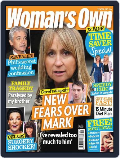 Woman's Own (Digital) April 22nd, 2013 Issue Cover