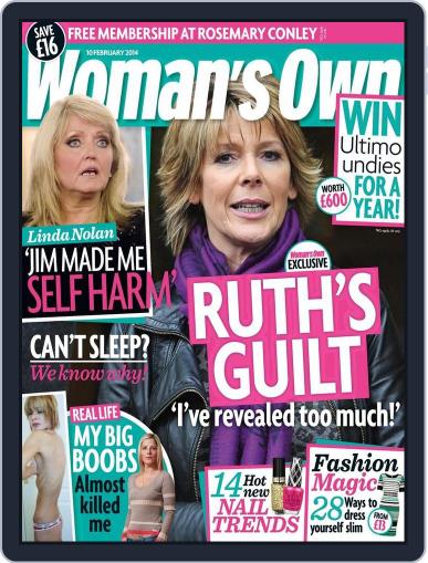 Woman's Own February 3rd, 2014 Digital Back Issue Cover