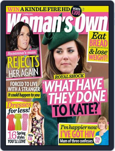 Woman's Own March 31st, 2014 Digital Back Issue Cover