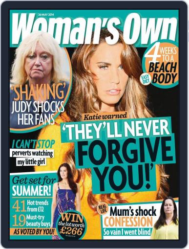 Woman's Own May 19th, 2014 Digital Back Issue Cover