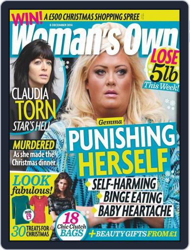 Woman's Own December 2nd, 2014 Digital Back Issue Cover