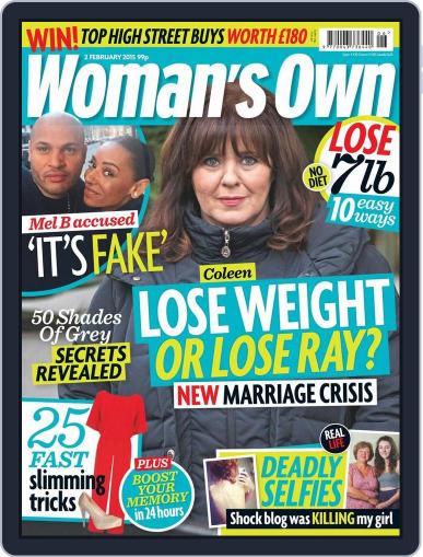 Woman's Own January 26th, 2015 Digital Back Issue Cover
