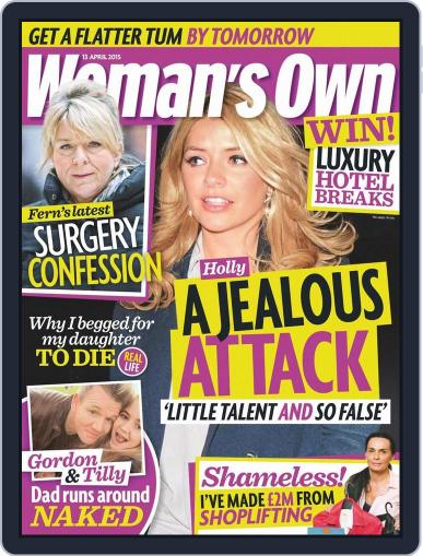 Woman's Own April 6th, 2015 Digital Back Issue Cover