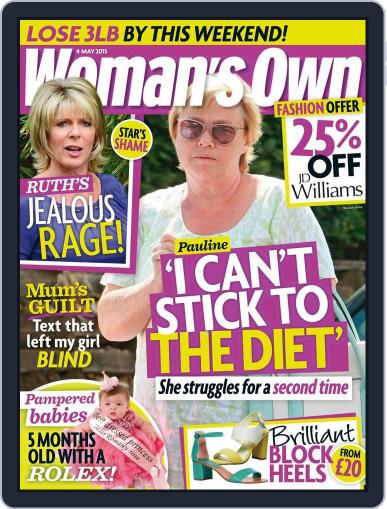 Woman's Own April 27th, 2015 Digital Back Issue Cover