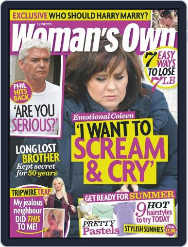 Woman's Own May 25th, 2015 Digital Back Issue Cover