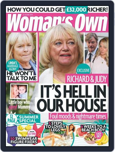 Woman's Own June 15th, 2015 Digital Back Issue Cover