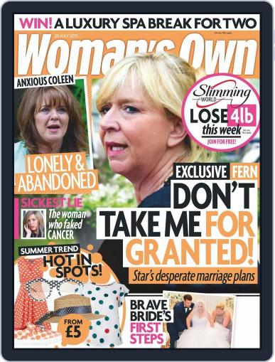 Woman's Own July 13th, 2015 Digital Back Issue Cover