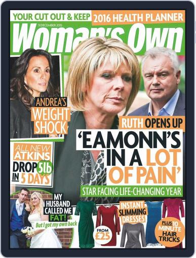 Woman's Own December 29th, 2015 Digital Back Issue Cover