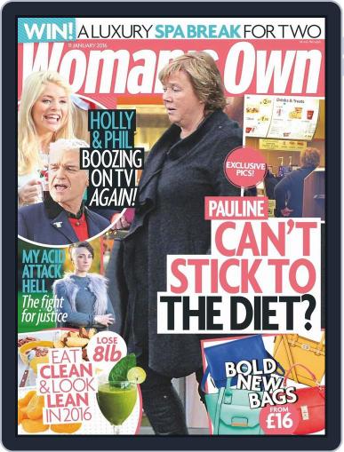 Woman's Own January 5th, 2016 Digital Back Issue Cover