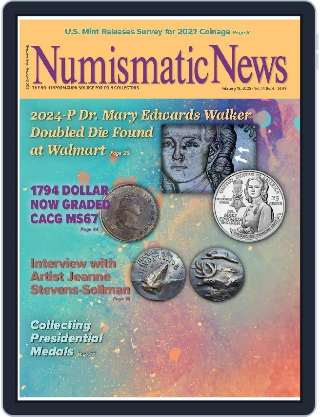 Numismatic News (Digital) Subscription                    February 18th, 2025 Issue