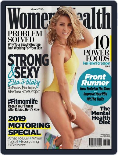 Women's Health South Africa March 1st, 2019 Digital Back Issue Cover