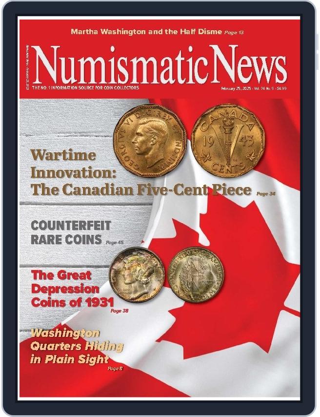 Numismatic News (Digital) Subscription                    February 25th, 2025 Issue