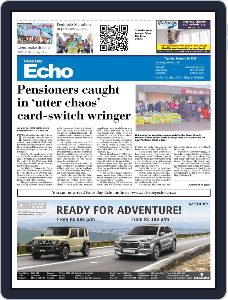 False Bay Echo (Digital) Subscription